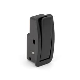 Retractable Snap-In Hook, with Self Soft Close Black