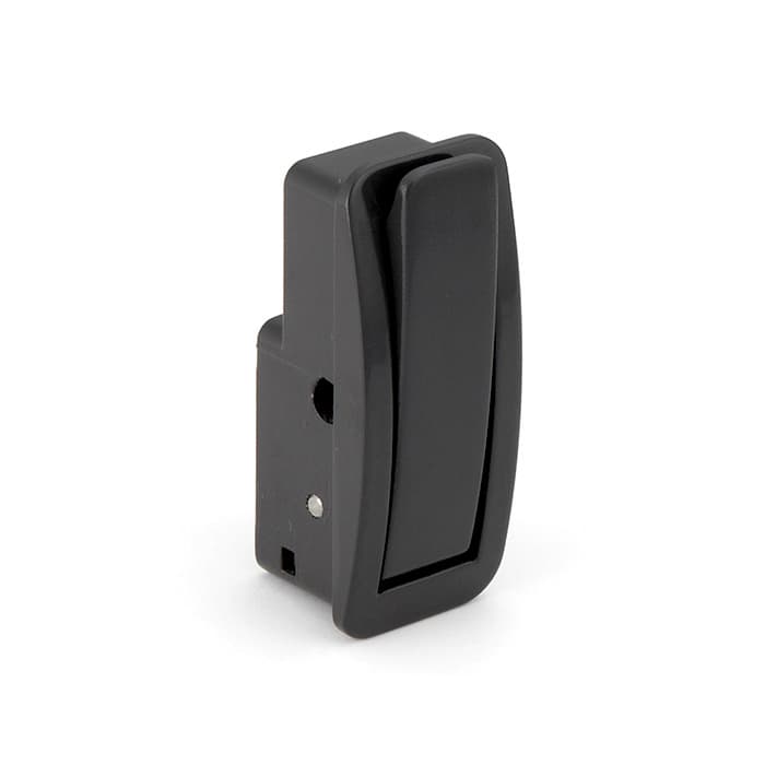 Retractable Snap-In Hook, with Self Soft Close Black