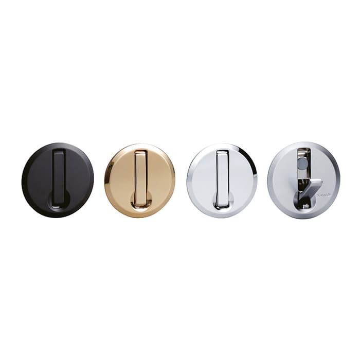 NF-R Retractable Hook, Round, 2" Chrome Plating