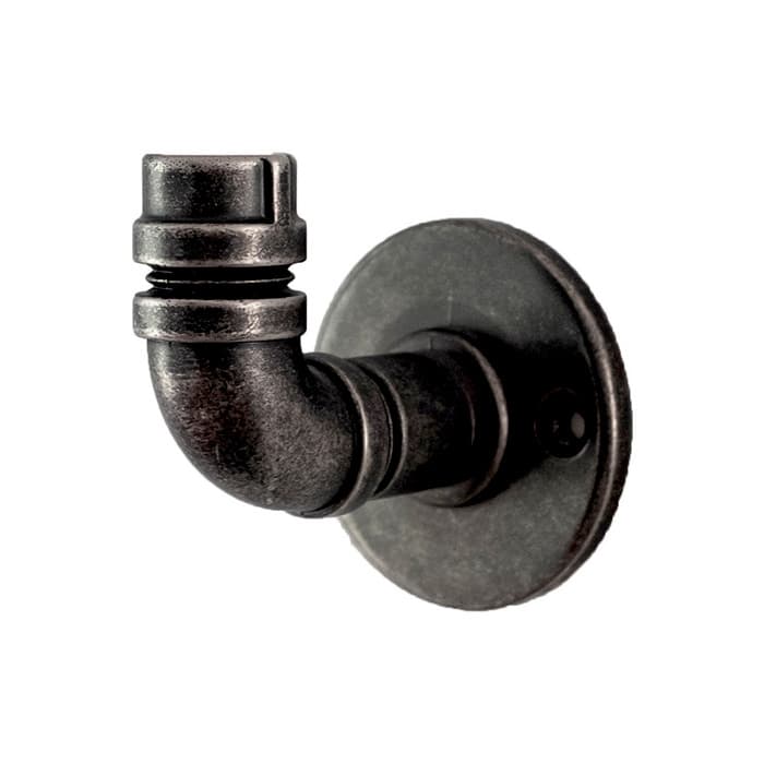 PRO LUXE, Hook 2-1/2" Length, Black Nickel Vibed Finish