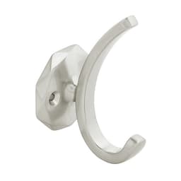 PRO LUXE Series, Hook 1-1/4" Center-to-Center, Satin Nickel Finish