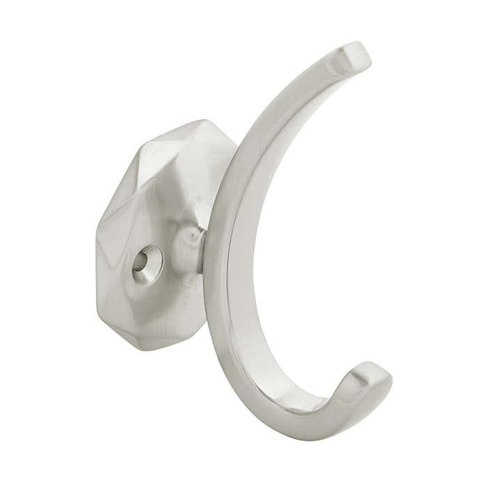PRO LUXE, Hook 1-1/4" Center-to-Center, Satin Nickel Finish