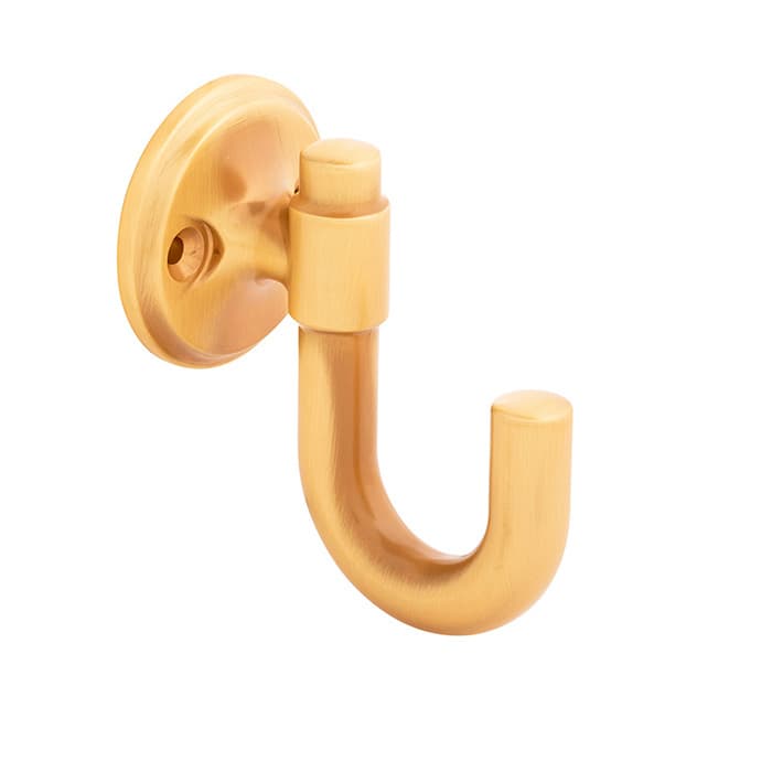 PRO LUXE PRO Luxe 1-1/8" (29 mm) Center to Center Brushed Golden Brass Hook, SZ92BGB