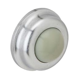 Door Stops, Wall Bumpers Satin Chrome, 1"