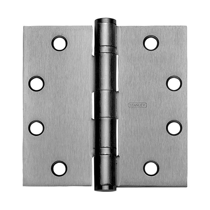 Passage Door Hardware Self Closing, Single Acting Spring Hinges Dull Brass, 4"