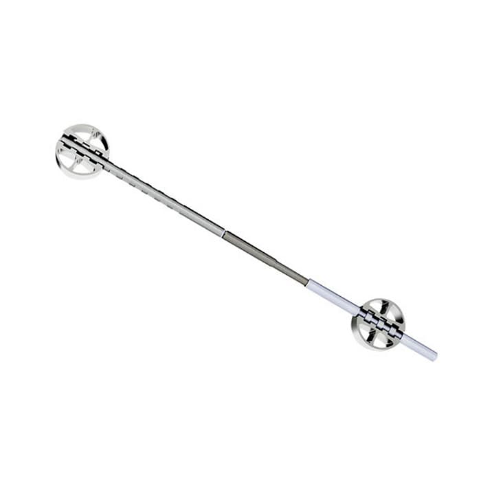 1524mm DSR403 Concealed Door Straightener with Cover Cap Plain/Nickel (25/Box), DSR403-1524-25