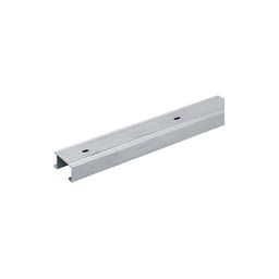Sliding Bypass Door Hardware Components Double Carrier Tracks with Fascia, 12 FT
