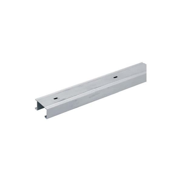 Sliding Bypass Door Hardware Components Double Carrier Tracks with Fascia, 12 FT