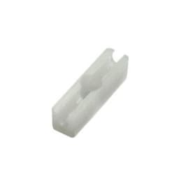 Single Channel Tracks Plastic Kerf Tracks and Glides for Lightweight Doors, 100'