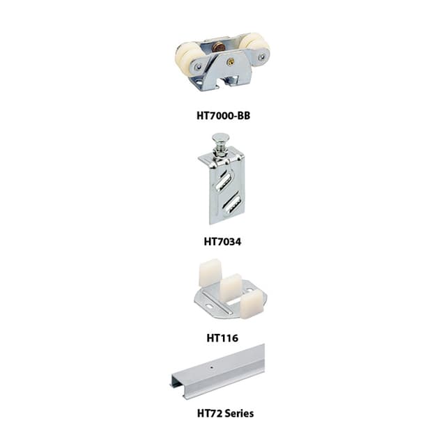 Sliding Bypass Door Steel Carriers, Hettich