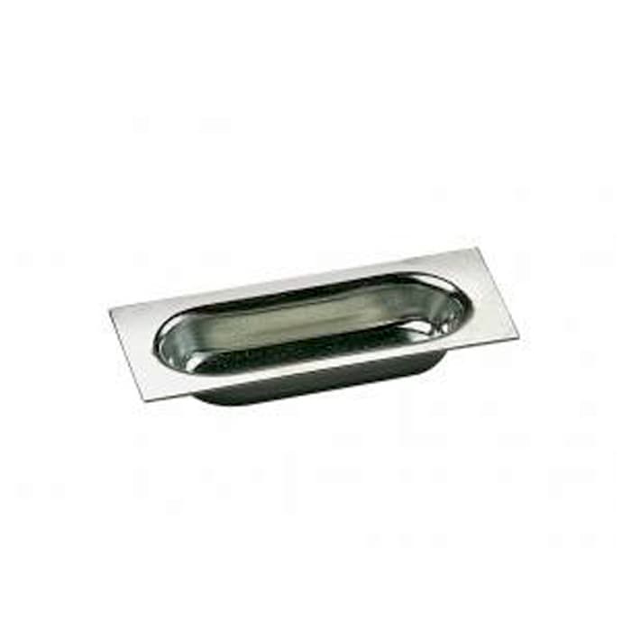 Steel Flush Door Pull 3/8" Depth