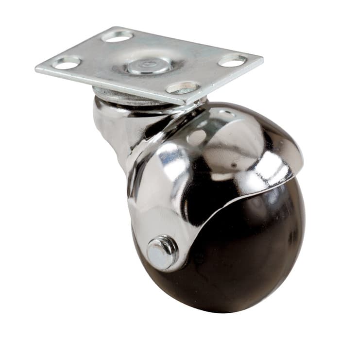 Shepherd Hardware Products Rigid Caster With 2" Wheel, Plate Mount 80lb Capacity - 9721