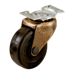 Shepherd Hardware Products Swivel Caster With 1-5/8" Wheel No Brake, Plate Mount 70lb Capacity - 9348