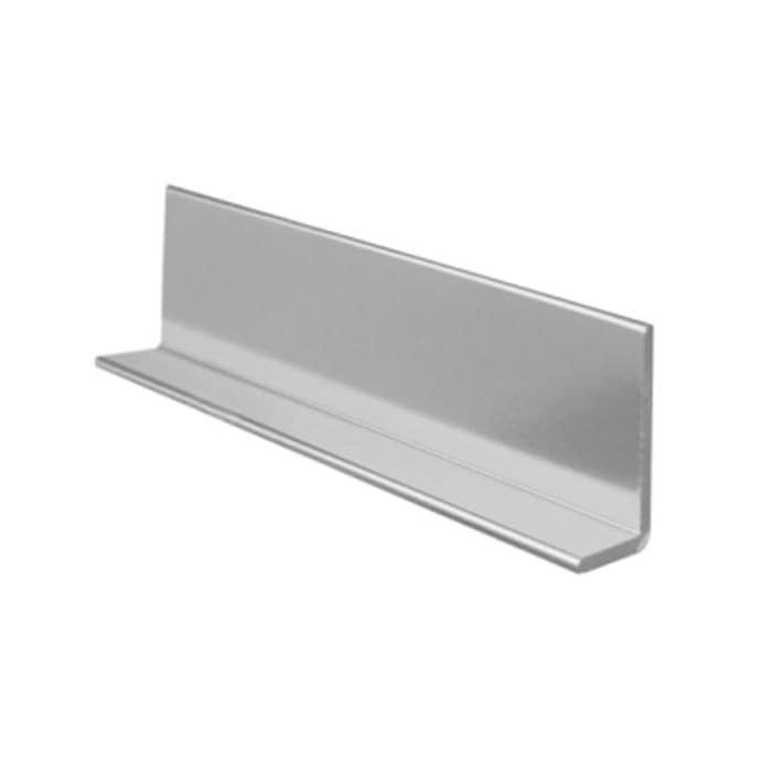 L-Channel, Polished Aluminum 12'L, Polished Aluminum Anodized