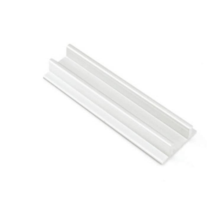 Double Track for 710-A Base, Aluminum 12' L, Satin Clear Anodized