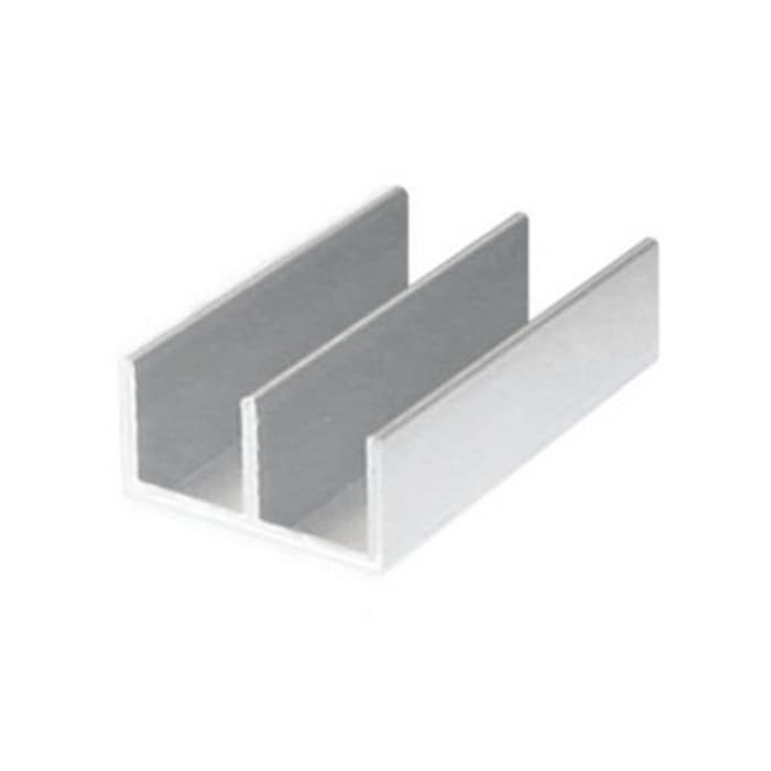 12' SATIN CLEAR ANO UPPER GUIDE TRACK, 730-A