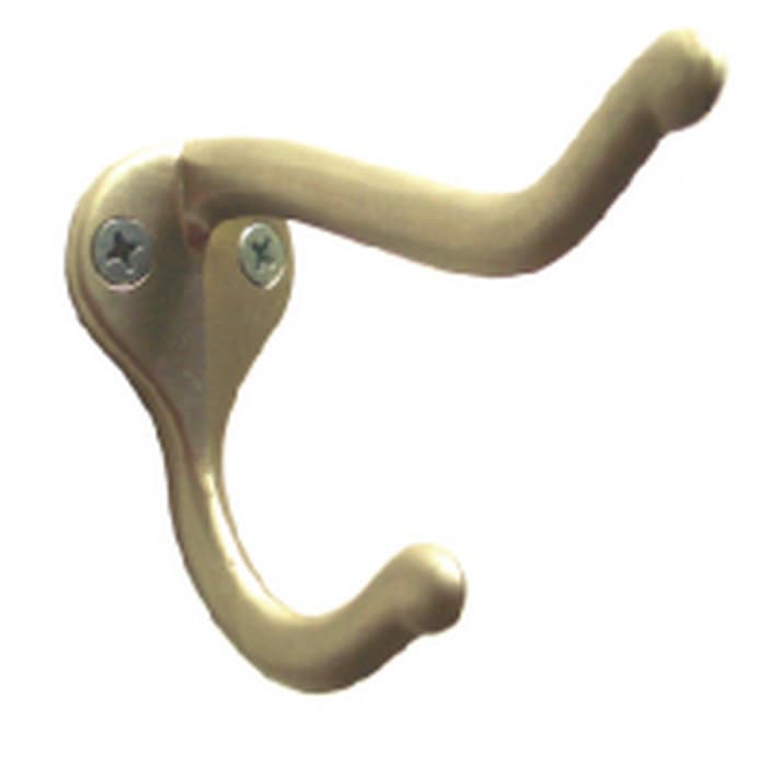 Coat and Hat Hook, 1-11/16" (43 mm) Length - Antique Brass, Epco | CH105-ZAB-2