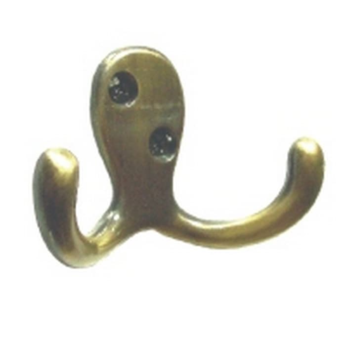 Coat and Hat Hook, 1-3/4" (44 mm) Length - Antique Brass, Epco | CH202-ZAB-2