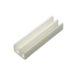 Plastic Upper Guide for 1/4" Door White