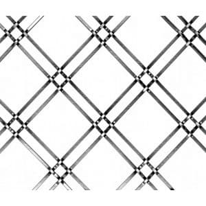 Decorative Wire Grill Mesh Panels 116 1-4P 36" x 48" Square Antique Brass