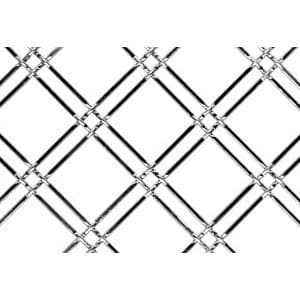 Kent Design 114 1/4F Antique Brass Decorative Metal Grill, 36" x 48"