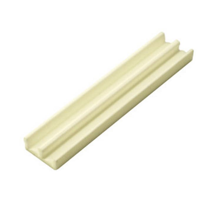 Plastic Track for 1/4" Door Gray