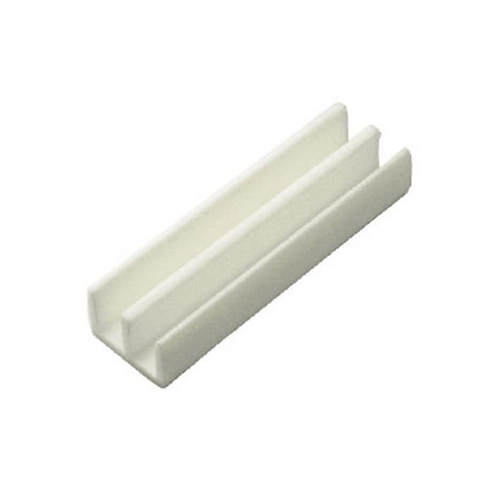 Plastic Upper Guide for 1/4" Door Gray