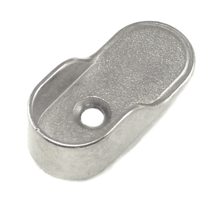Open Flange w/Two Pins 32mm c/c, Dull Chrome - Epco 841-DC