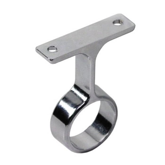 EPCO Center Support for 1" and 1-1/16" Round Closet Rod, Polished Chrome, 853-PC