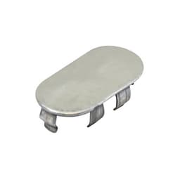 Closet Rod End Cap, Oval Steel, Polished Chrome - Epco 831-PC