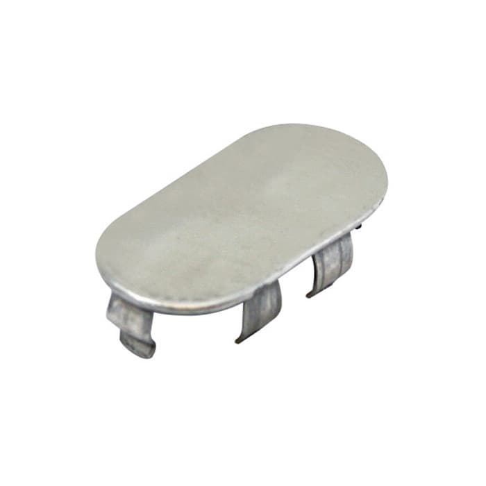 EPCO Oval Closet Rod End Caps, Polished Chrome, 831-PC