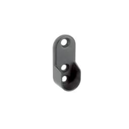 Flange w/Screws, Oval 44mm L, Matte Black - Epco 840-BL