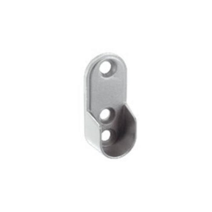 EPCO Open Oval Flange w/Screws, 44mm, Dull Chrome, Epco 840-DC