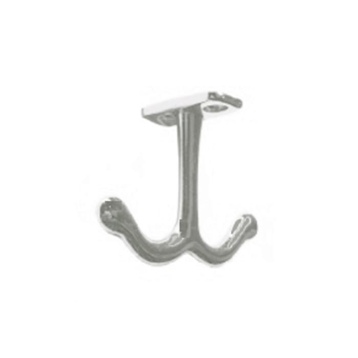 Coat and Hat Hook, 1-3/8 in (35 mm) Length - Brushed Nickel, Epco | CH301-ZBN-2