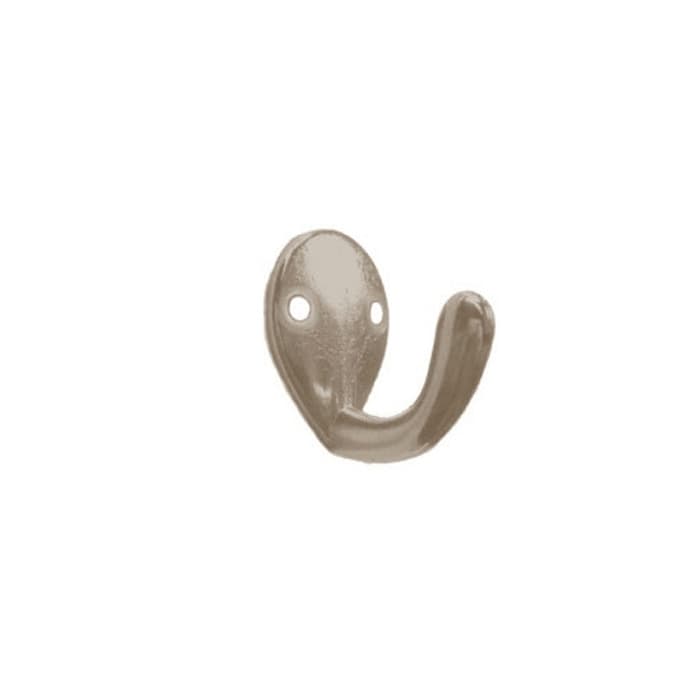 Coat and Hat Hook, 1-1/4" (32 mm) Length - Matte Nickel, Epco | CH201-ZMN-2