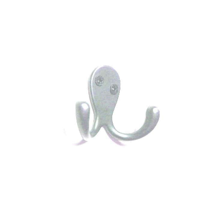 Coat and Hat Hook, 1-3/4 in (44 mm) Length - Brushed Nickel, Epco | CH202-ZBN-2
