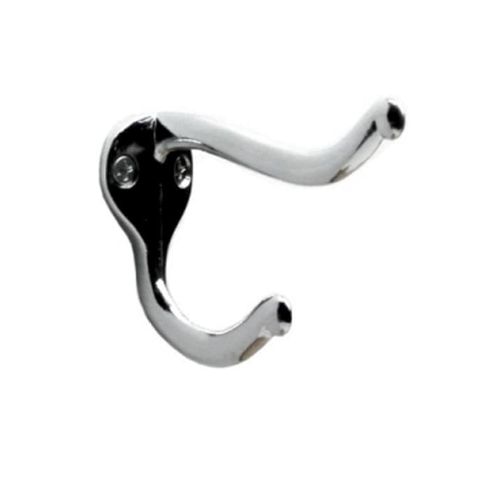Coat and Hat Hook, 1-11/16" (43 mm) Length - Polished Chrome, Epco | CH105-ZC-2