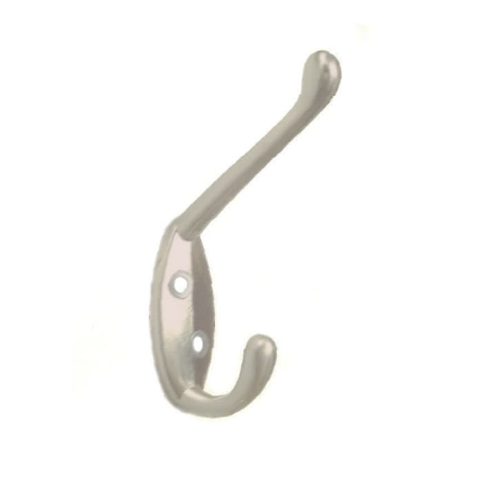 Coat and Hat Hook, 2" (51 mm) Length - Matte Nickel, Epco | CH101-ZMN-2
