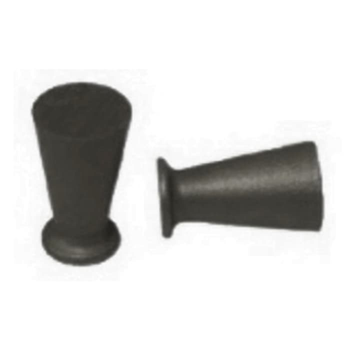 Sliding Door Knobs with Screws, 2 Pack 15/32" Dia., Satin Black Anodized