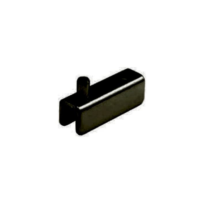 Epco Glass Door Hinge Kit for 1/4" and 3/16" Glass Black 510-BL