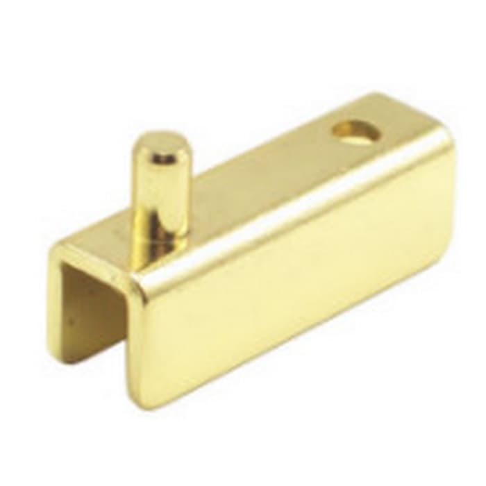 Epco Glass Door Hinge Kit for 1/4" and 3/16" Glass Polished Brass 510-PB