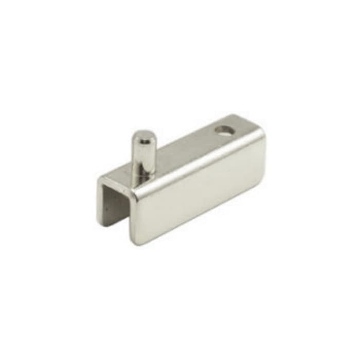Epco Glass Door Hinge Kit for 1/4" and 3/16" Glass Brushed Nickel 510-BN