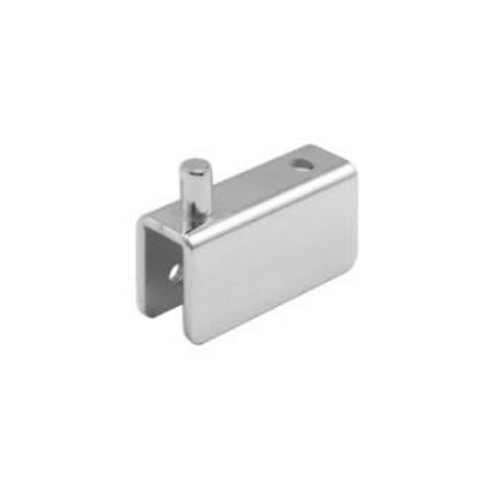 Epco Deep Channel Glass Door Hinge Kit for 1/4" and 3/16" Glass Polished Chrome 517-PC