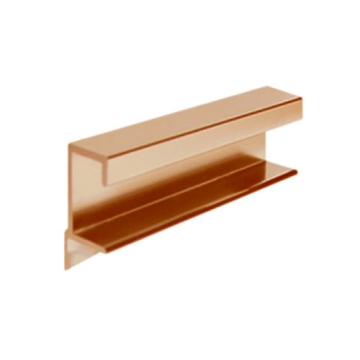 EPCO 3" (76 mm) Center to Center Anodized Satin Bronze Tab Pull, DP412-BZ