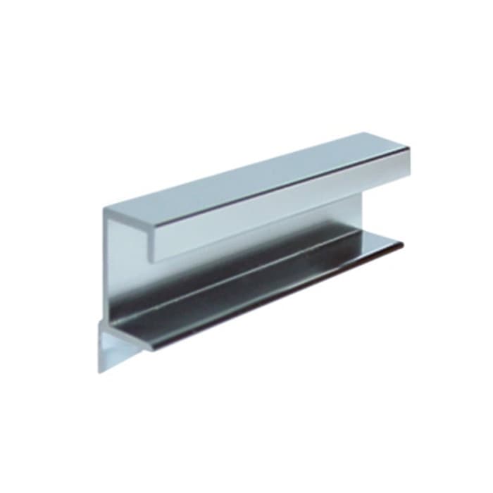 EPCO 3" (76 mm) Center to Center Anodized Polished Aluminum Tab Pull, DP412-PA