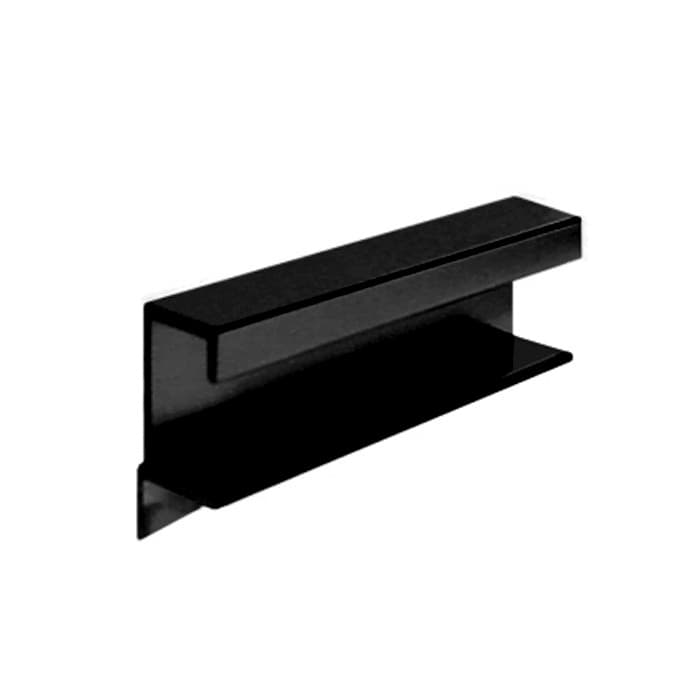 EPCO 3" (76 mm) Center to Center Anodized Satin Black Tab Pull, DP412-2-BL