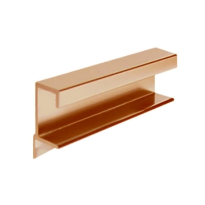 EPCO 3" (76 mm) Center to Center Anodized Satin Bronze Tab Pull, DP412-2-BZ