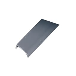EPCO DP Series 72" (1829 mm) Length Anodized Satin Clear Aluminum Pull, - DP40-L-A