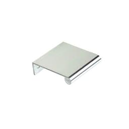 EPCO Edge Series 1" (25 mm) Center to Center Anodized Polished Aluminum Tab Pull, - DP41-PA