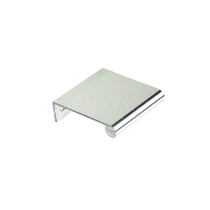 EPCO Edge 1" (25 mm) Center to Center Anodized Polished Aluminum Tab Pull, DP41-PA